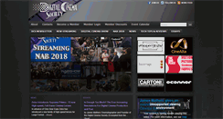 Desktop Screenshot of digitalcinemasociety.org